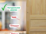 Двери межкомнатные из массива готовым блоком / Санкт-Петербург