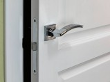 Двери межкомнатные массив сосны М5.1 Белый воск / Санкт-Петербург